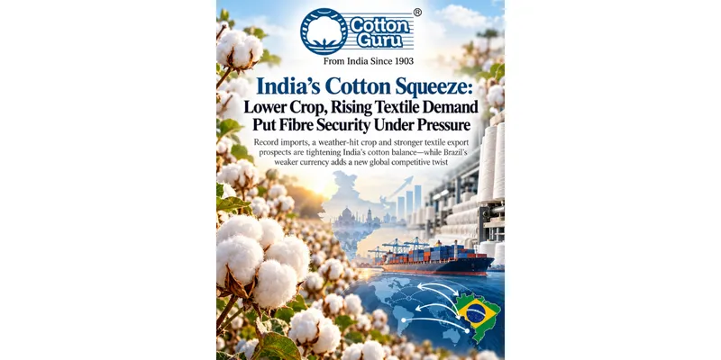 India’s Cotton Supply Under Pressure as Crop Risks and Textile Demand Increase